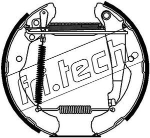 FRI.TECH. Комплект тормозных колодок 16217