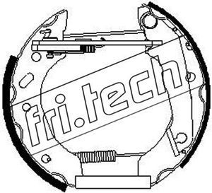 FRI.TECH. stabdžių trinkelių komplektas 16264