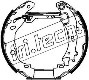 FRI.TECH. stabdžių trinkelių komplektas 16276