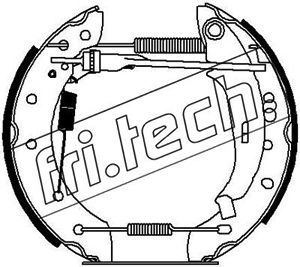 FRI.TECH. stabdžių trinkelių komplektas 16277