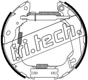 FRI.TECH. stabdžių trinkelių komplektas 16346