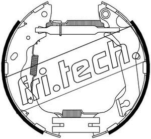 FRI.TECH. Комплект тормозных колодок 16347