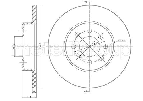 FRI.TECH. Тормозной диск BD0157