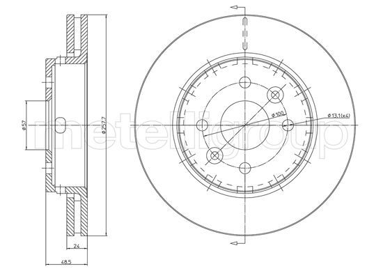 FRI.TECH. Тормозной диск BD0205