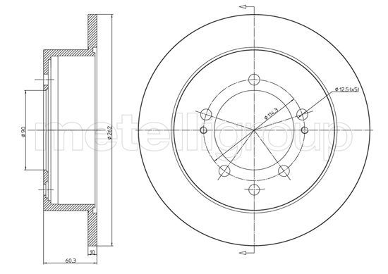 FRI.TECH. Тормозной диск BD0341