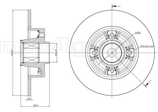 FRI.TECH. Тормозной диск BD0416