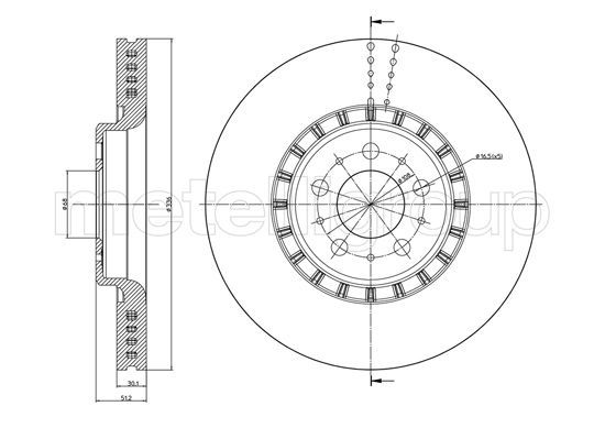 FRI.TECH. Тормозной диск BD0551