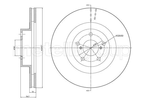 FRI.TECH. Тормозной диск BD0667