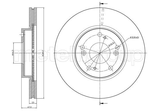 FRI.TECH. Тормозной диск BD0942