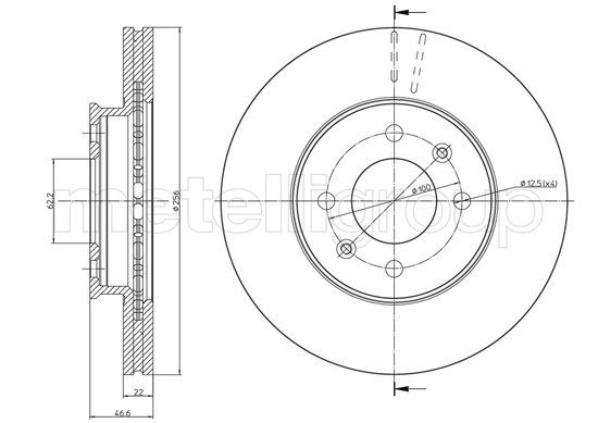 FRI.TECH. Тормозной диск BD1013