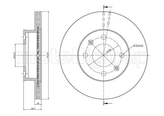 FRI.TECH. Тормозной диск BD1027