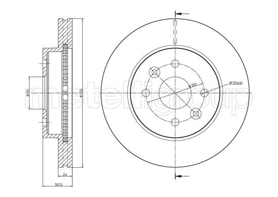 FRI.TECH. Тормозной диск BD1030