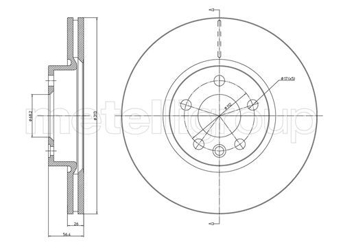 FRI.TECH. Тормозной диск BD1059