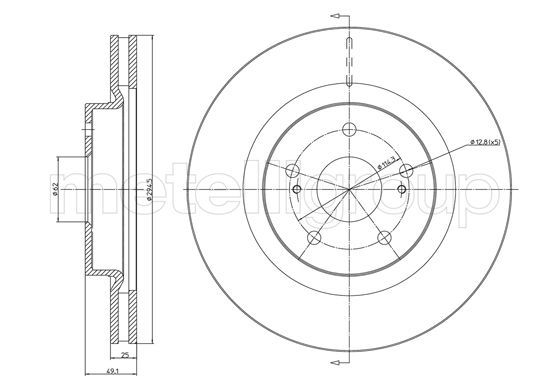 FRI.TECH. Тормозной диск BD1061