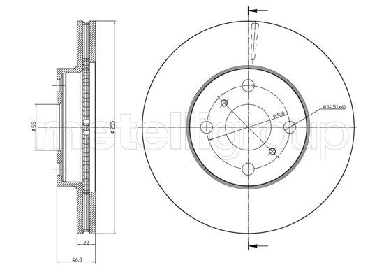 FRI.TECH. Тормозной диск BD1067