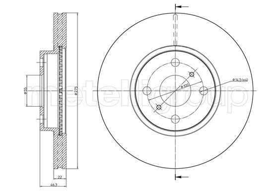 FRI.TECH. Тормозной диск BD1068