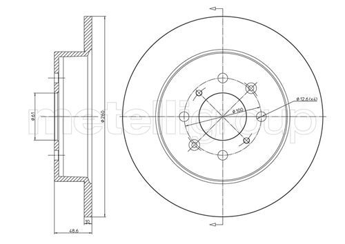 FRI.TECH. Тормозной диск BD1107