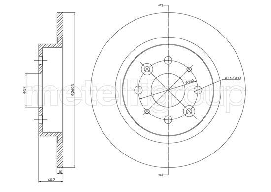 FRI.TECH. Тормозной диск BD1120