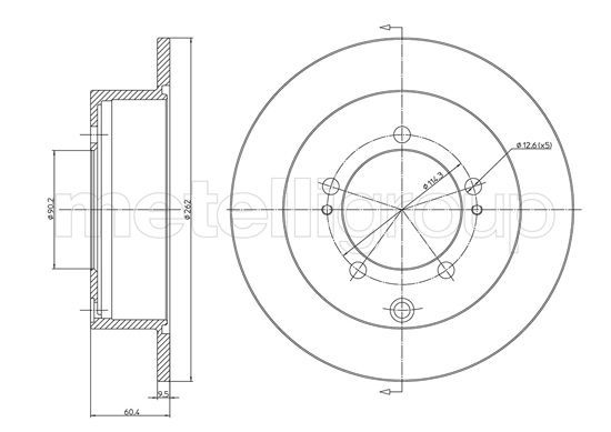 FRI.TECH. Тормозной диск BD1137