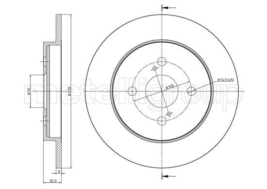 FRI.TECH. Тормозной диск BD1154