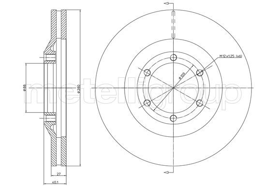 FRI.TECH. Тормозной диск BD1167