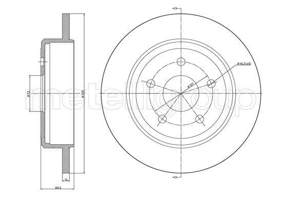 FRI.TECH. Тормозной диск BD1176