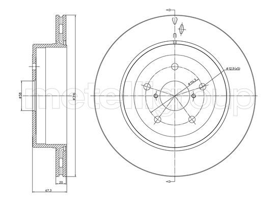 FRI.TECH. Тормозной диск BD1241