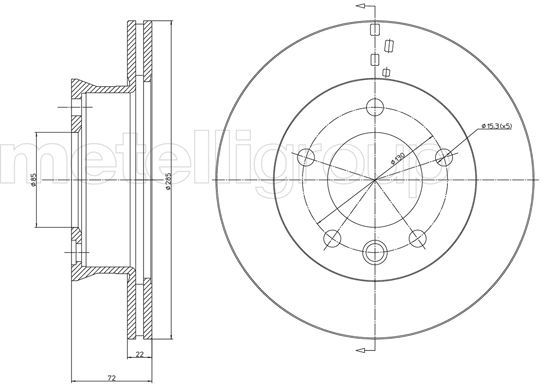 FRI.TECH. Тормозной диск BD1312