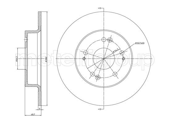 FRI.TECH. Тормозной диск BD1323