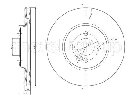 FRI.TECH. Тормозной диск BD1368