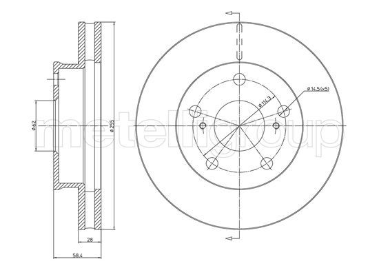 FRI.TECH. Тормозной диск BD1386