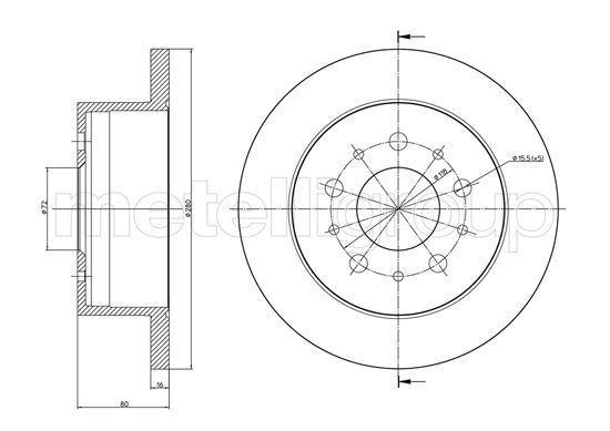 FRI.TECH. Тормозной диск BD1403