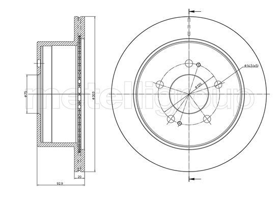 FRI.TECH. Тормозной диск BD1409