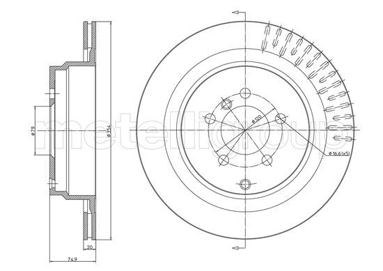 FRI.TECH. Тормозной диск BD1427