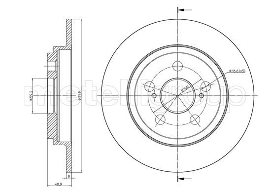 FRI.TECH. Тормозной диск BD1441