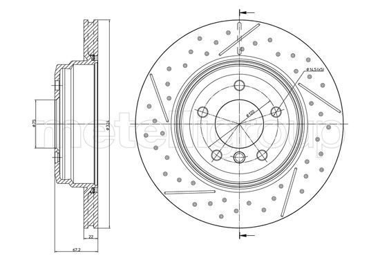 FRI.TECH. Тормозной диск BD1468