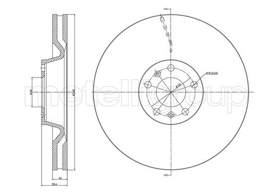 FRI.TECH. Тормозной диск BD1529