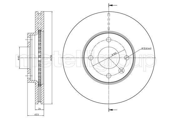 FRI.TECH. Тормозной диск BD1540