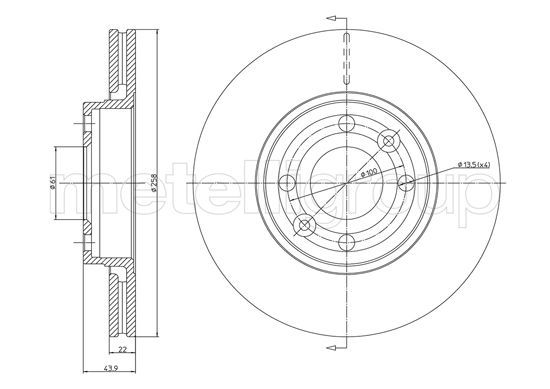 FRI.TECH. Тормозной диск BD1544