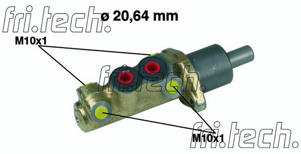 FRI.TECH. pagrindinis cilindras, stabdžiai PF005