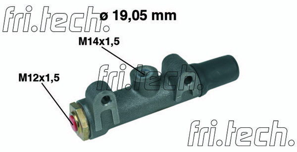FRI.TECH. pagrindinis cilindras, stabdžiai PF011