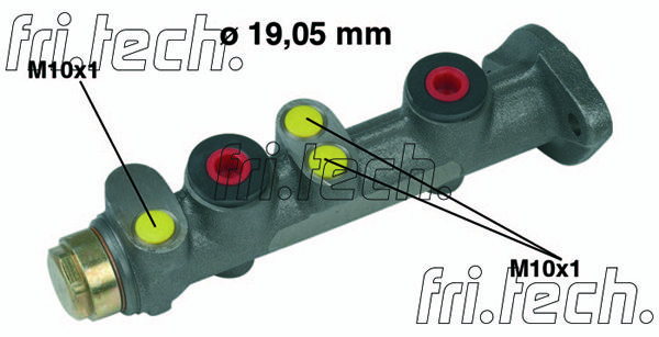 FRI.TECH. Главный тормозной цилиндр PF017