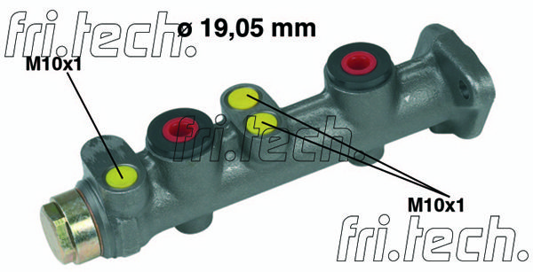 FRI.TECH. pagrindinis cilindras, stabdžiai PF018