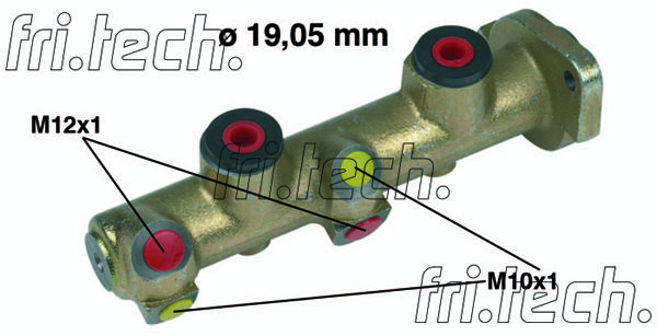 FRI.TECH. pagrindinis cilindras, stabdžiai PF021