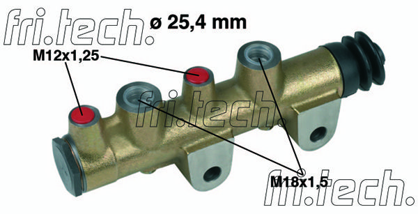 FRI.TECH. Главный тормозной цилиндр PF027