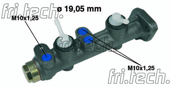 FRI.TECH. pagrindinis cilindras, stabdžiai PF044