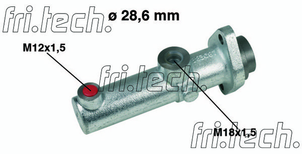 FRI.TECH. pagrindinis cilindras, stabdžiai PF136