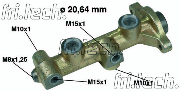 FRI.TECH. pagrindinis cilindras, stabdžiai PF159