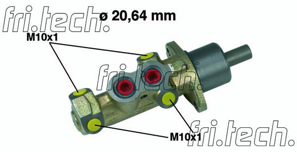 FRI.TECH. pagrindinis cilindras, stabdžiai PF201
