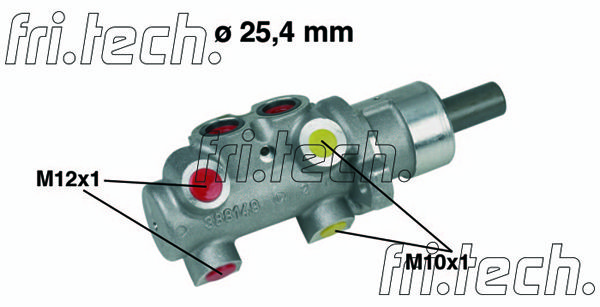FRI.TECH. pagrindinis cilindras, stabdžiai PF228